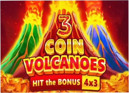 Kingmaker Casino AU 3 Coin Volcanoes